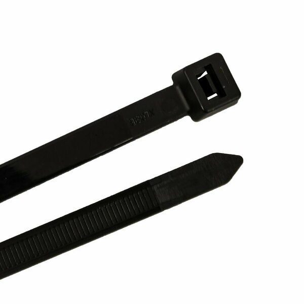 Forney Cable Ties, 36 in Black Extra Heavy-Duty 62086